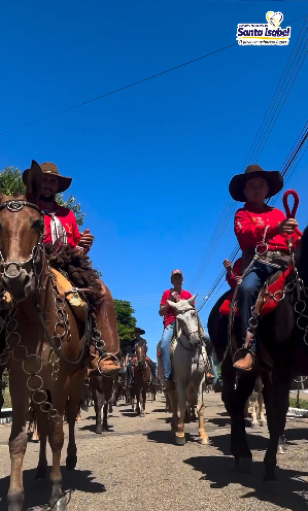 Cavalgada da festa de 42° Aniversário de Santa Isabel