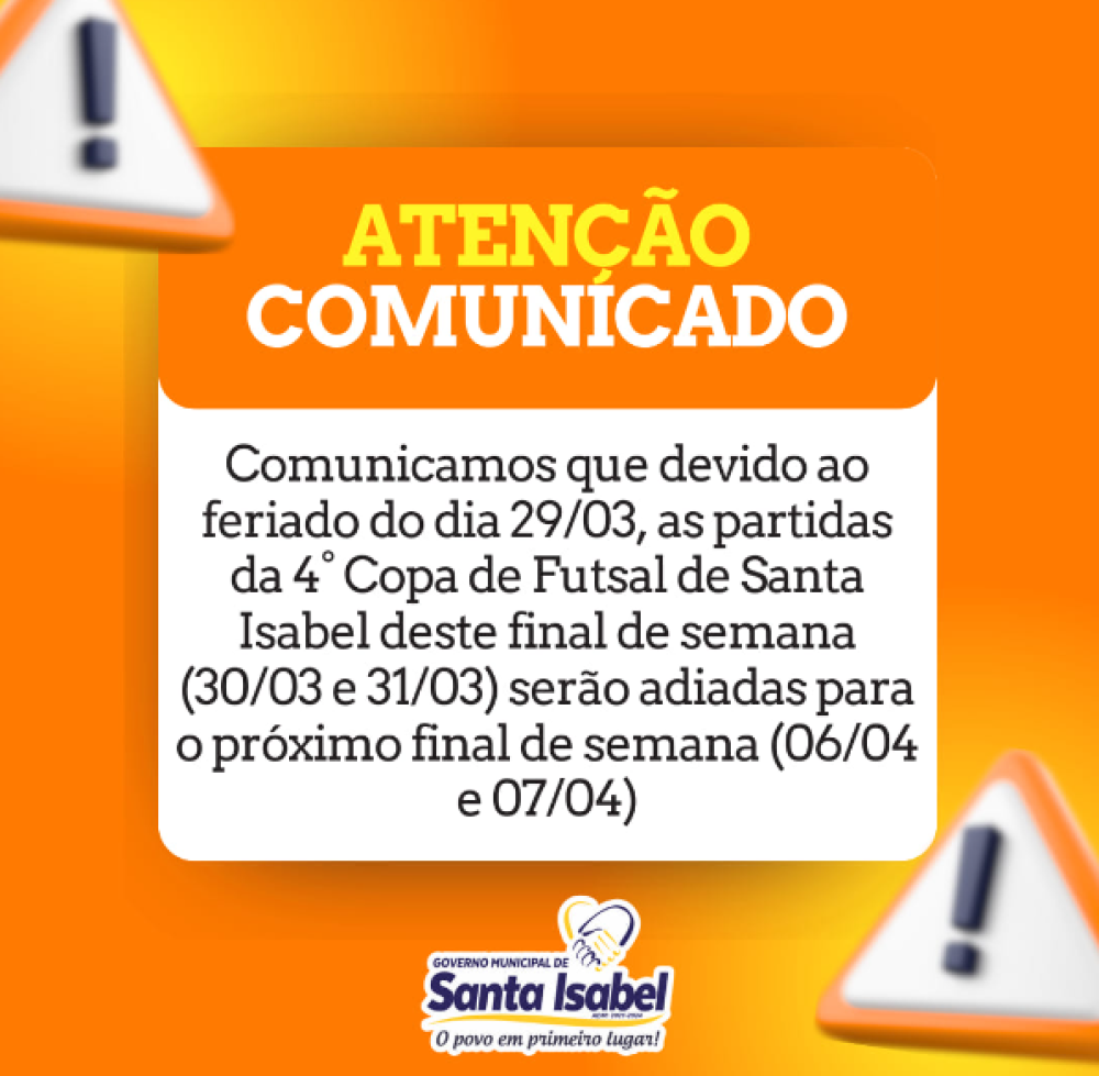 Atenção!⚠️