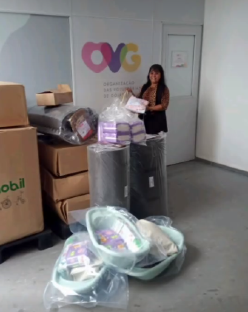 A Assistente Social Terezinha Habach, esteve em Goiânia buscando mais benefícios da OVG